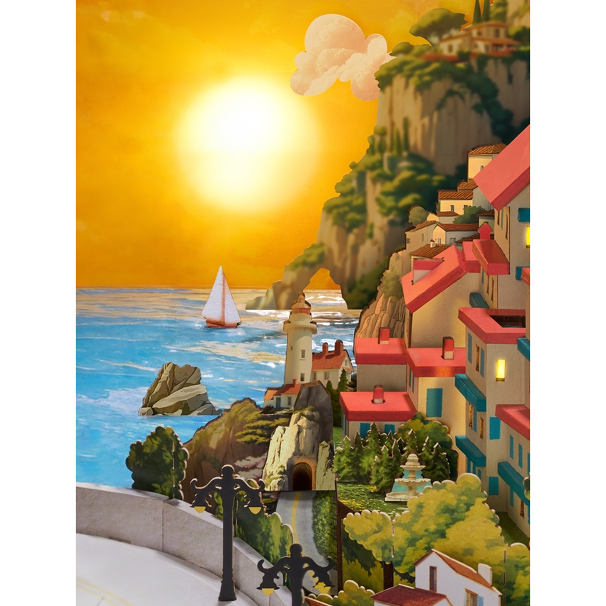 BOOKNOOK SUNSET ISLE WOODEN PUZZLE