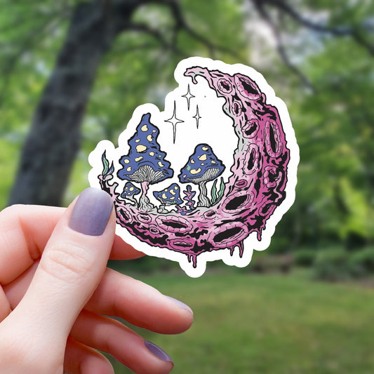 MUSHROOM MOON STICKER