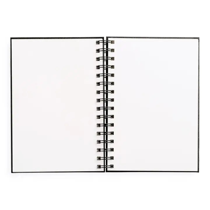 BLACK SPIRAL BOUND 5.5 X 8 SKETCHBOOK