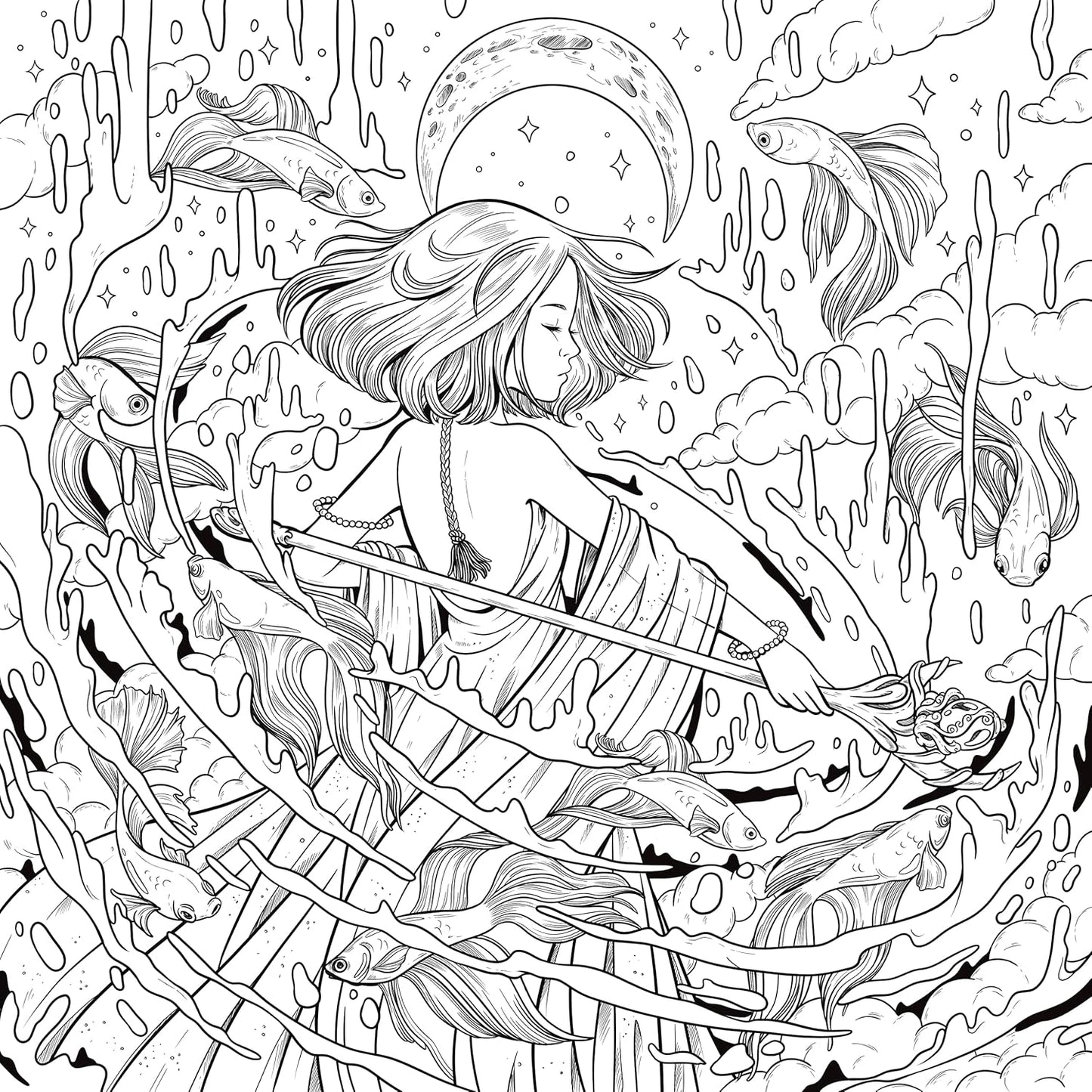 MYTHOGRAPHIC COSMIC SPIRIT COLORING BOOK