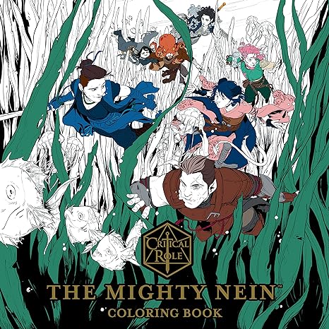 CRITICAL ROLE MIGHTY NEIN COLORING BOOK