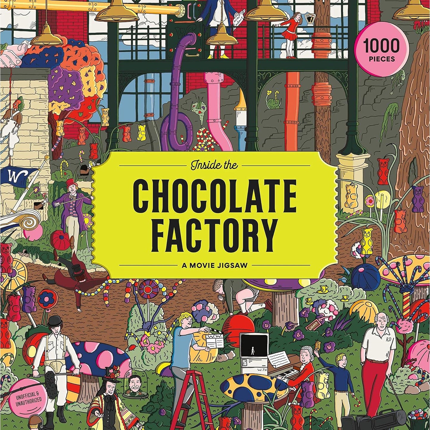 INSIDE THE CHOCOLATE FACTORY 1000 PIECE JIGSAW PUZZLE
