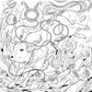 MYTHOGRAPHIC COSMIC SPIRIT COLORING BOOK