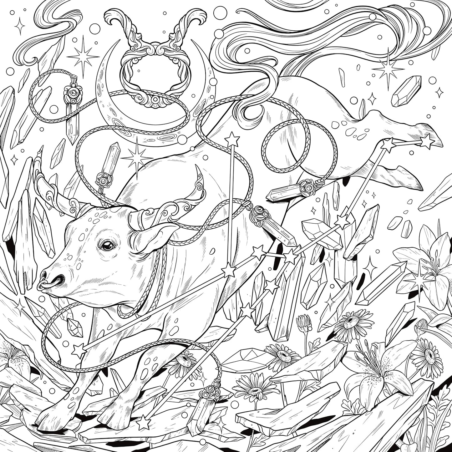MYTHOGRAPHIC COSMIC SPIRIT COLORING BOOK