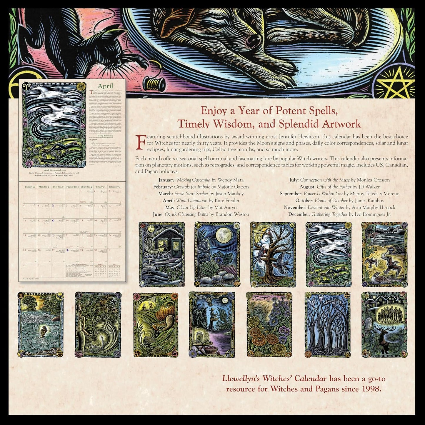 LLEWELLYN'S 2027 WITCHES' CALENDAR