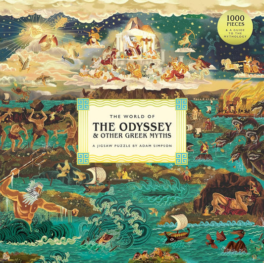 THE WORLD OF THE ODYSSEY & OTHER GREEK MYTHS: A JIGSAW PUZZLE BY ADAM SIMPSON