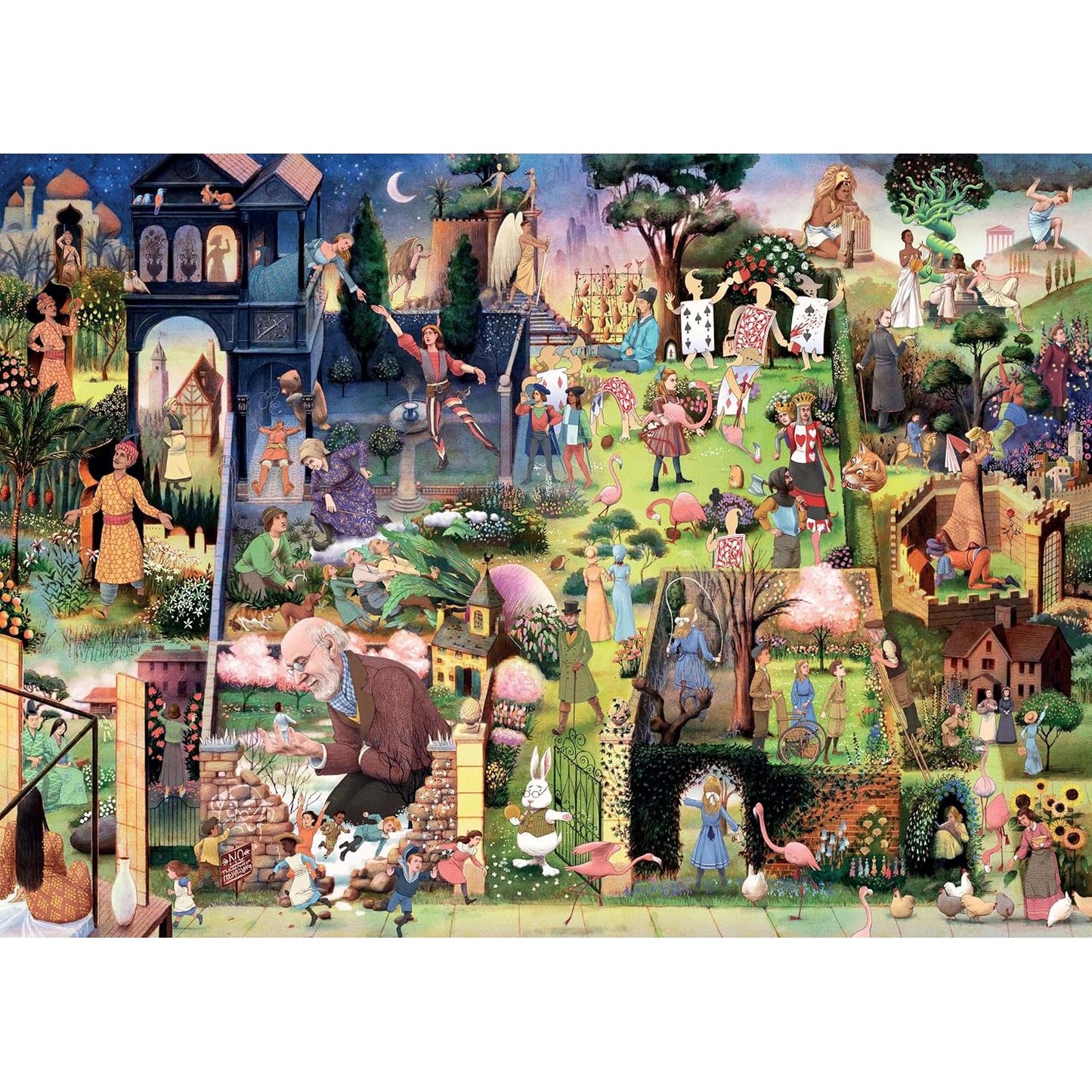 A BOOK LOVER'S GARDEN 1000PC PUZZLE