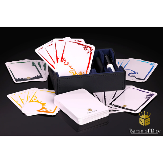 BARON OF DICE DOUBLE SIDED REUSABLE TOKENS AND BOX