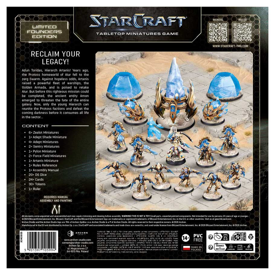 STARCRAFT: PROTOSS STARTER SET FOUNDERS EDITION