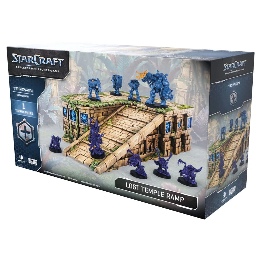 STARCRAFT: TABLETOP MINIATURES GAME: TERRAIN: LOST TEMPLE RAMP EXPANSION SET