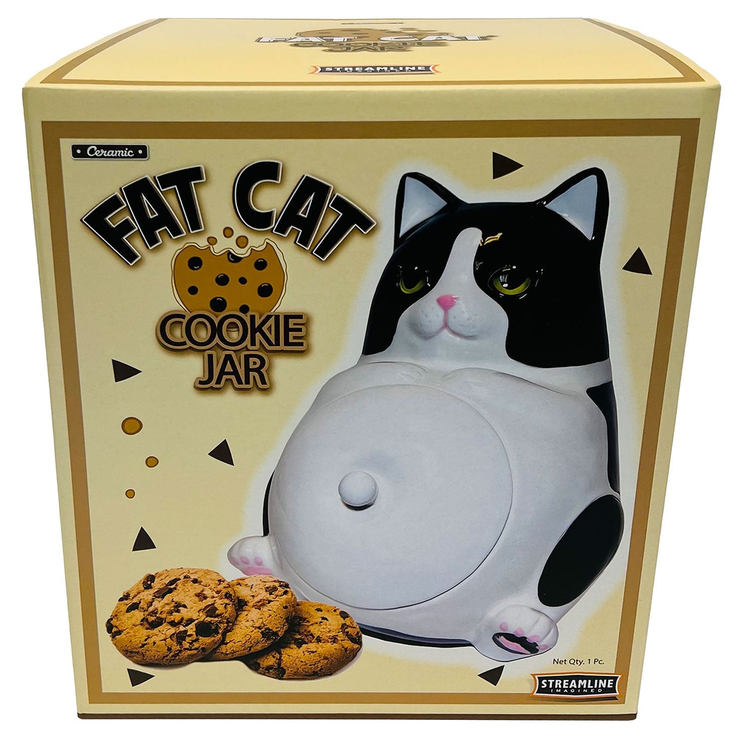 FAT CAT COOKIE JAR