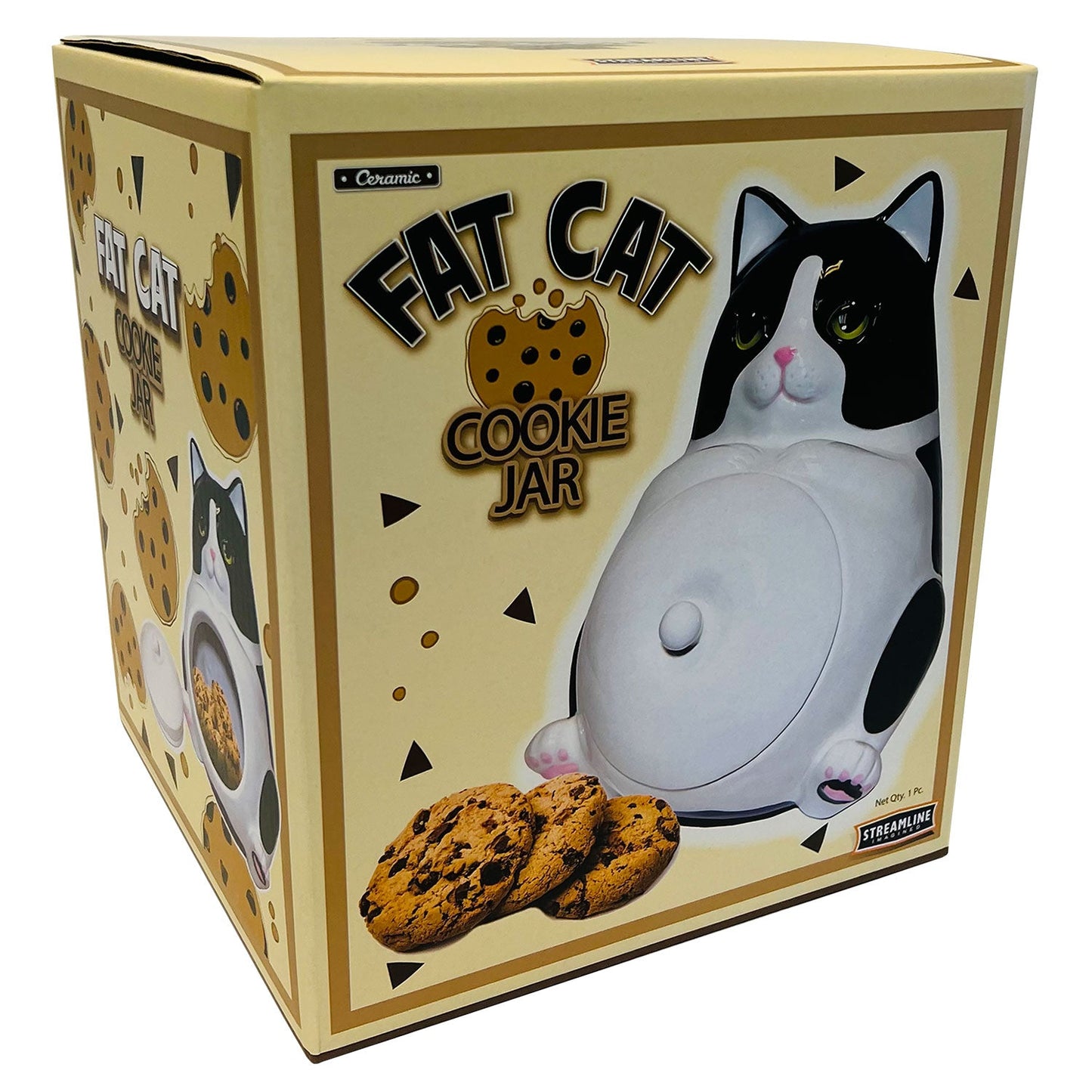 FAT CAT COOKIE JAR