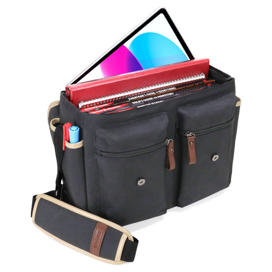 ENHANCE DESIGNER RPG SHOULDER BAG - BLACK