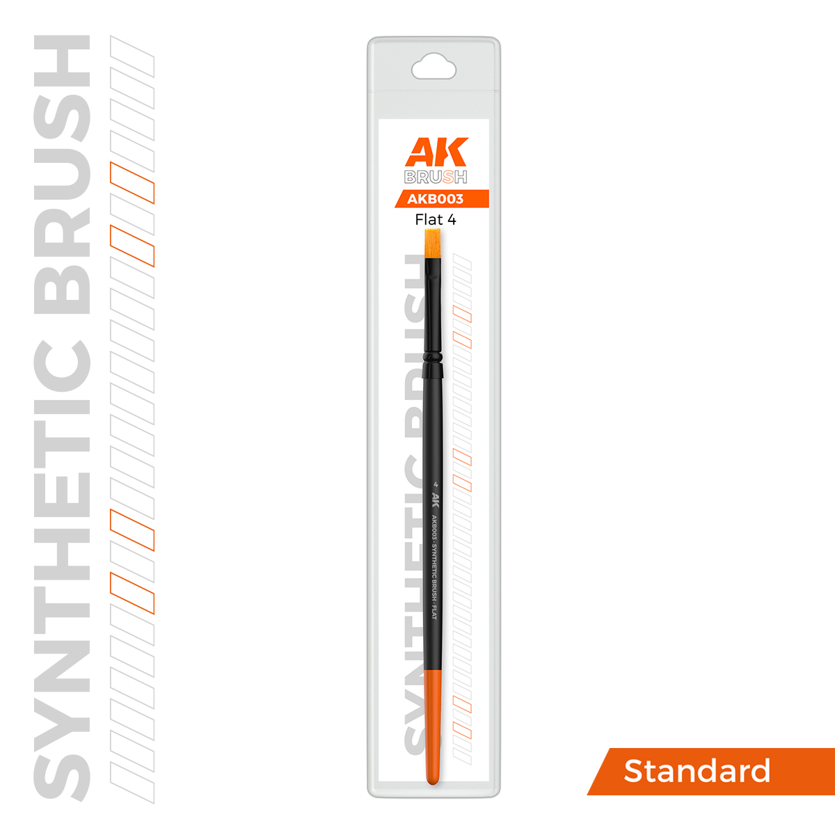 AK SYNTHETIC BRUSH FLAT 4