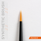 AK SYNTHETIC BRUSH ROUND 1