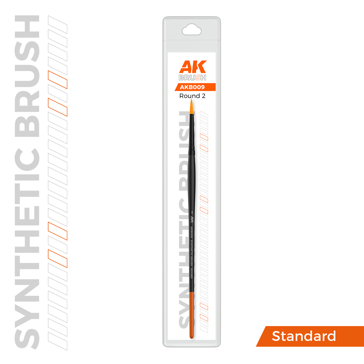 AK SYNTHETIC BRUSH ROUND 2