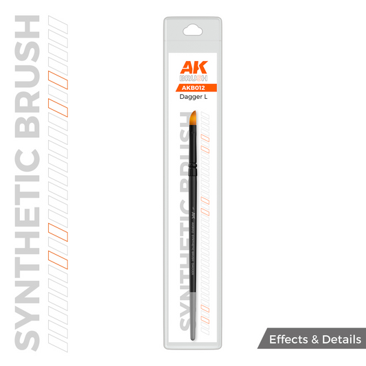 AK SYNTHETIC BRUSH DAGGER L
