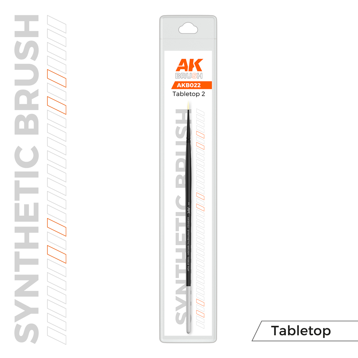 AK SYNTHETIC BRUSH TABLETOP 2