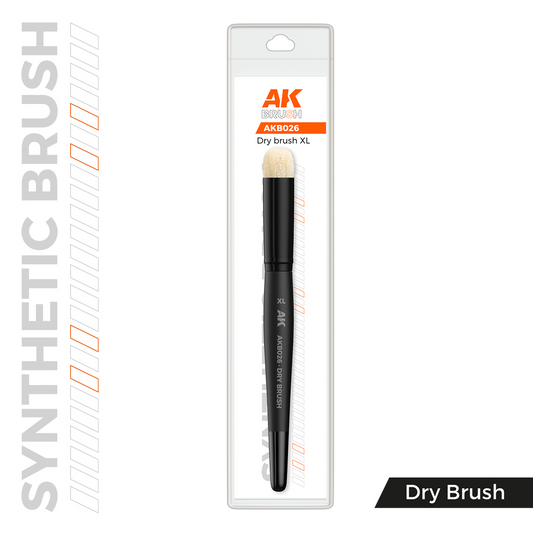AK SYNTHETIC BRUSH DRYBRUSH XL