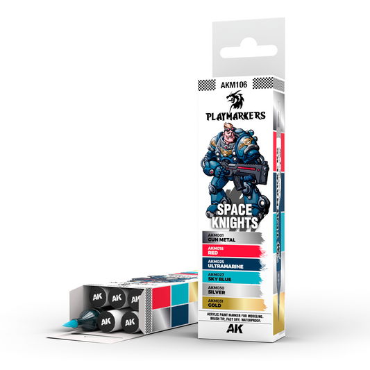 PLAYMARKERS: SPACE KNIGHTS ACRYLIC GAMERS PAINTED SET