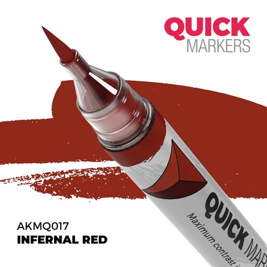 QUICK MARKERS: INFERNAL RED