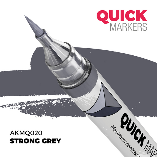 QUICK MARKERS: STRONG GREY