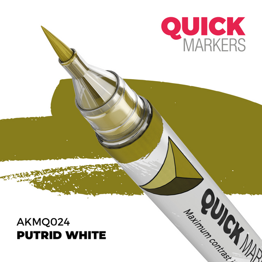 QUICK MARKERS: PUTRID WHITE