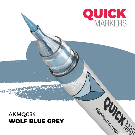 QUICK MARKERS: WOLF BLUE GREY