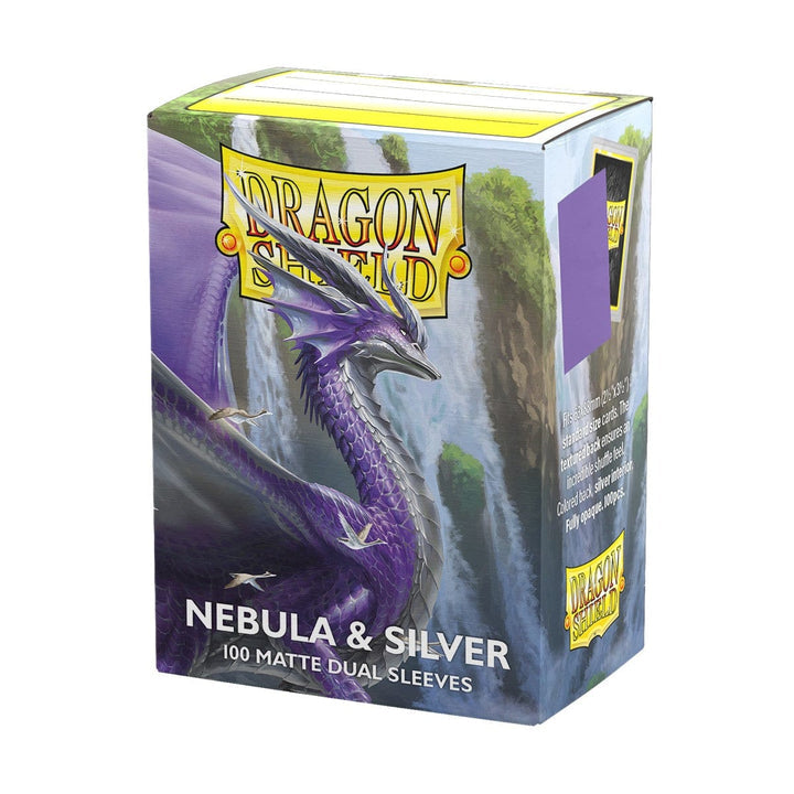 DRAGON SHIELD: MATTE DUAL SLEEVES NEBULA & SILVER