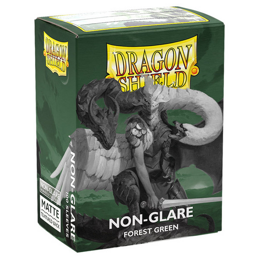DRAGON SHIELD: NON-GLARE SLEEVES FOREST GREEN