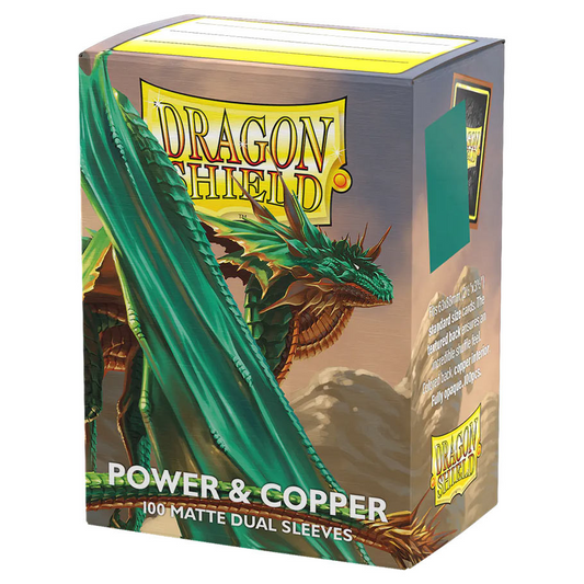 DRAGON SHIELD: MATTE DUAL SLEEVES POWER & COPPER