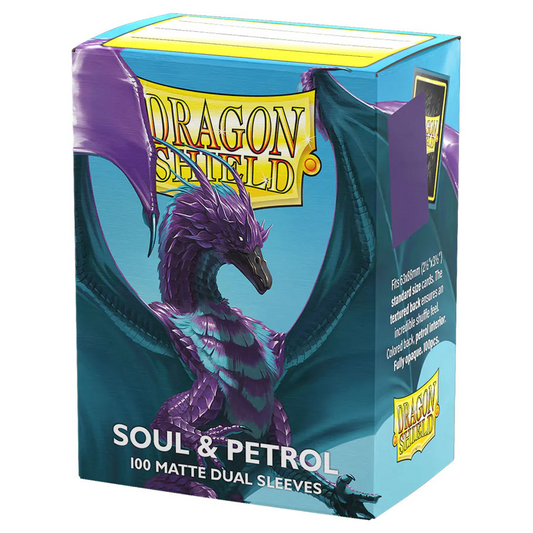 DRAGON SHIELD: MATTE DUAL SLEEVES SOUL & PETROL