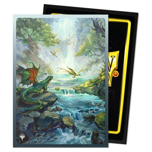 DRAGON SHIELD: MATTE DUAL ART SLEEVES MISTY RAINFOREST
