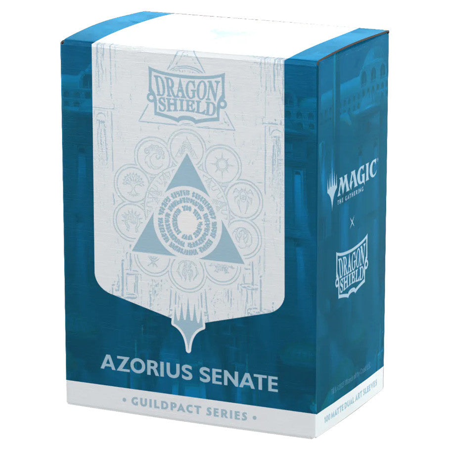 DRAGON SHIELD: DUAL MATTE ART SLEEVES: AZORIUS SENATE