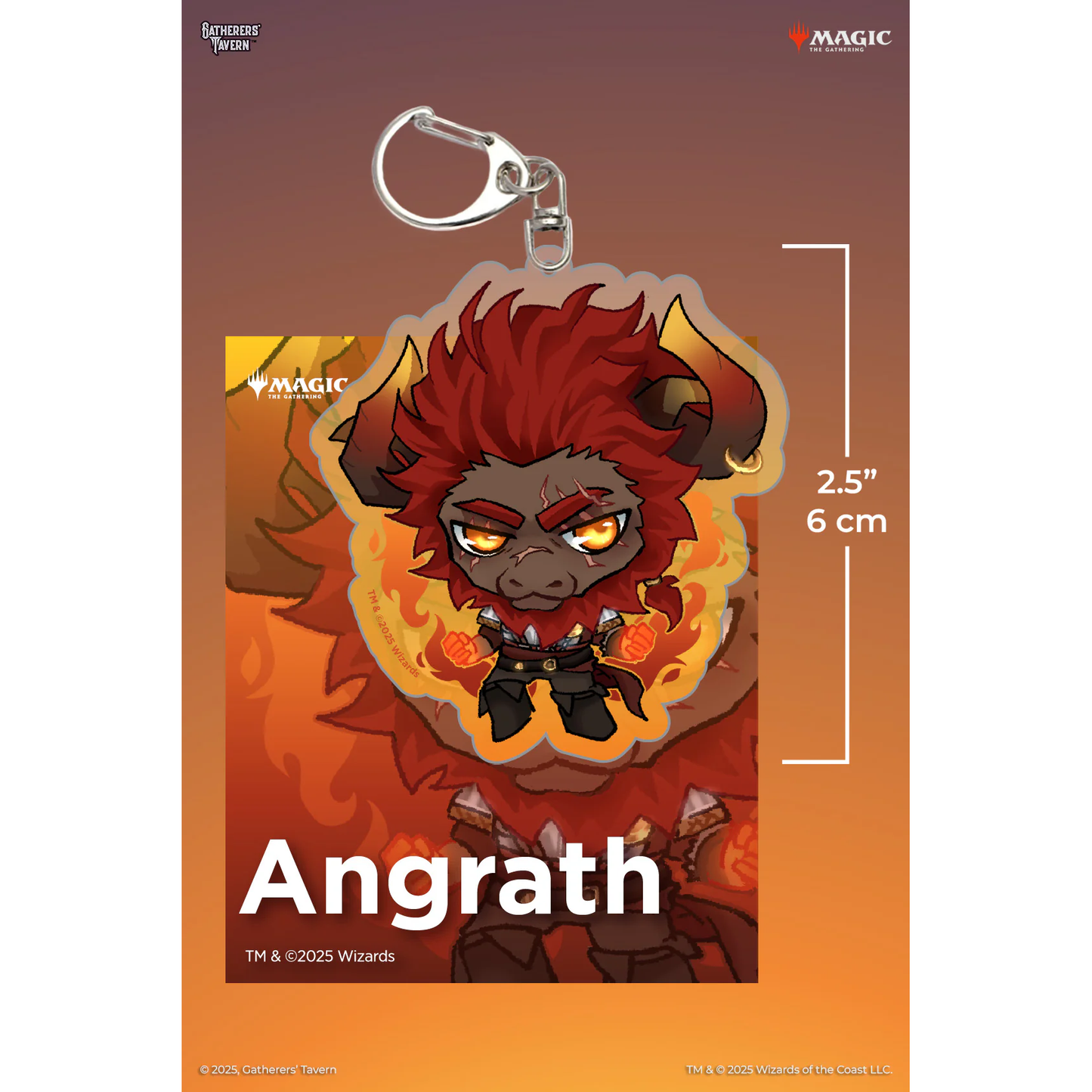 MTG PLANESWALKER ACRYLIC KEYCHAIN