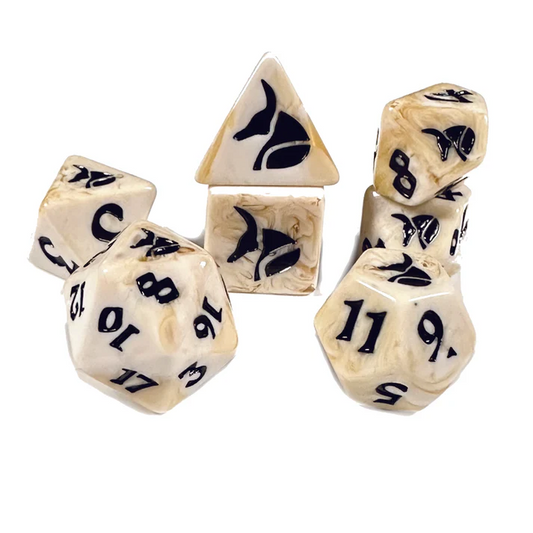 POLY DICE SET 7PC ANUBIS