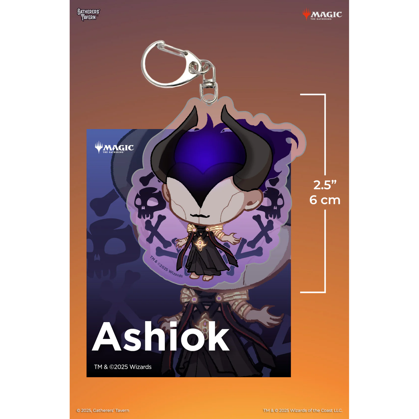 MTG PLANESWALKER ACRYLIC KEYCHAIN