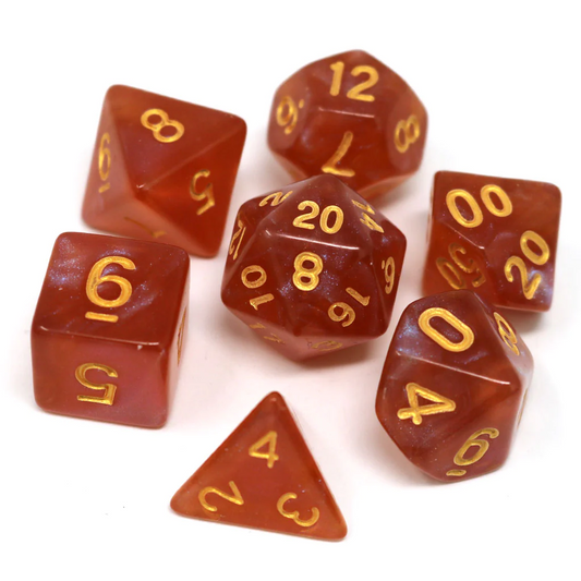 AUTUMN EQUINOX 7 DICE SET