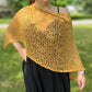 POPCORN KNIT PONCHO OR SHAWL