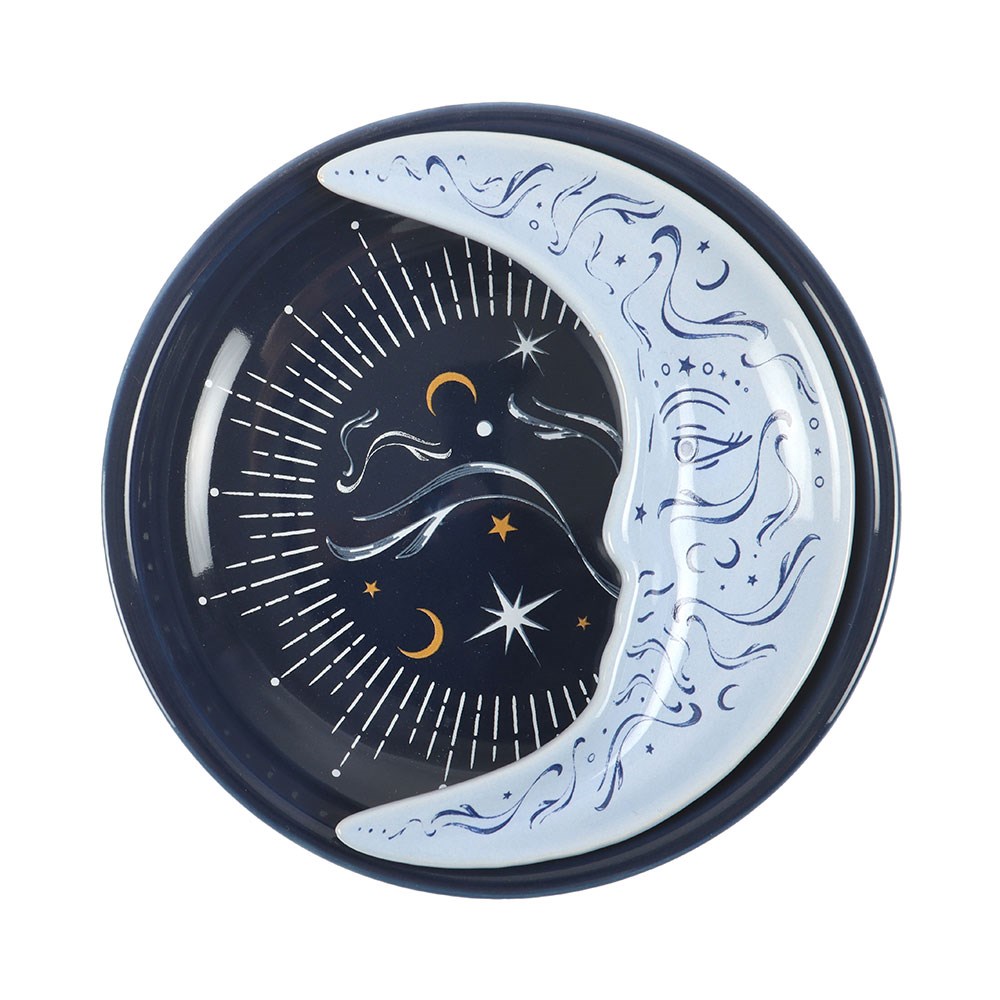 BLUE MOON STACKING TRINKET DISH