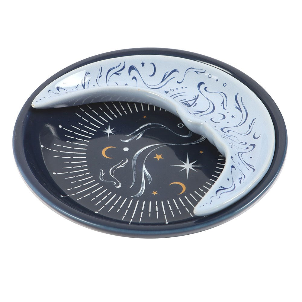 BLUE MOON STACKING TRINKET DISH
