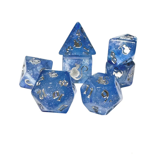 KITTY CLACKS 7 PC DICE SET: COSMO