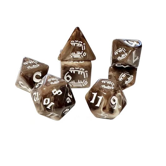 POLY DICE SET 7PC MIMIC