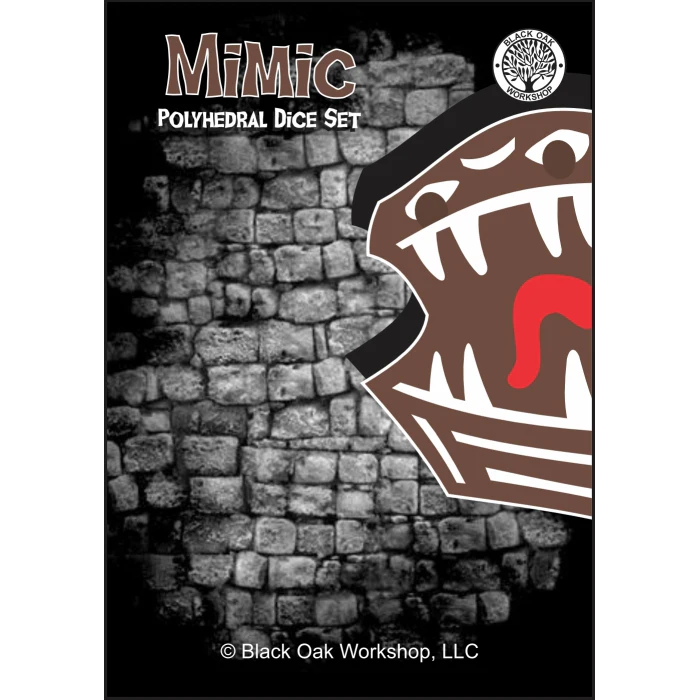 POLY DICE SET 7PC MIMIC