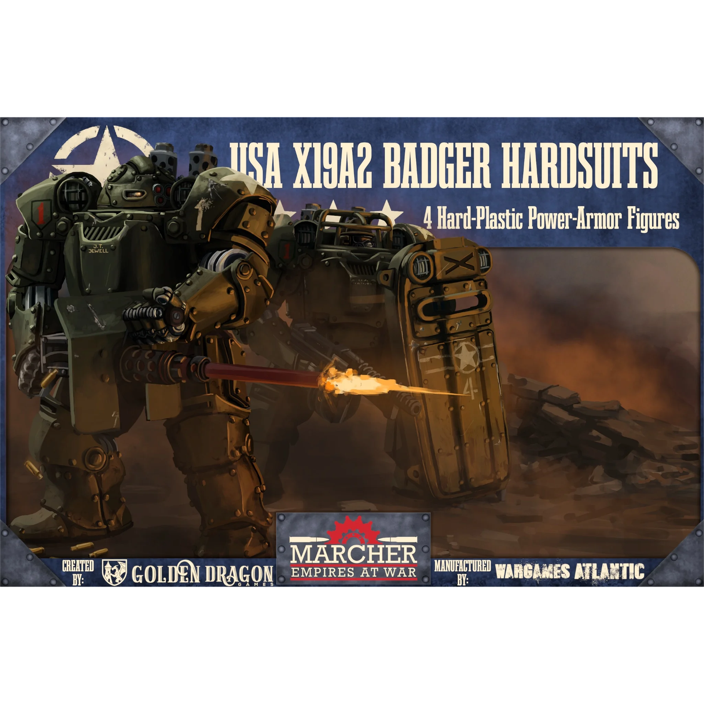 MARCHER: UNITED STATES X19A2 BADGER HARDSUITS