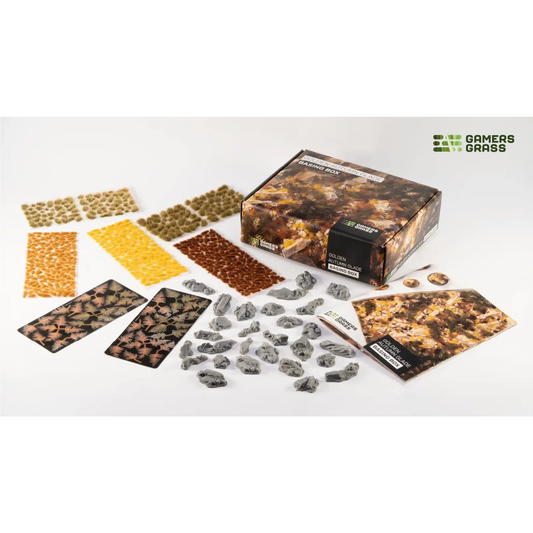 GAMERS GRASS GOLDEN AUTUMN GLADE BASING BOX