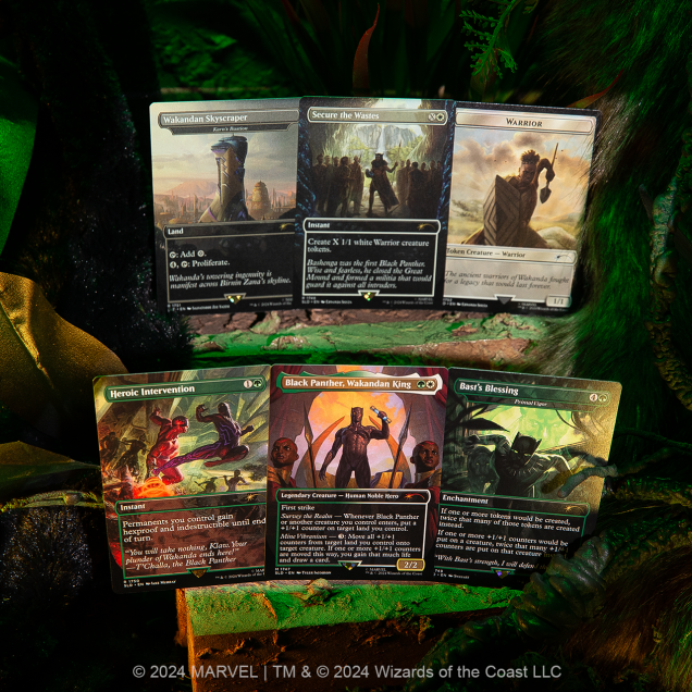 MAGIC THE GATHERING SECRET LAIR MARVEL'S BLACK PANTHER NONFOIL
