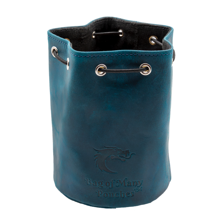 ULIMATE BAG OF MANY POUCHES: LEATHER DICE BAG