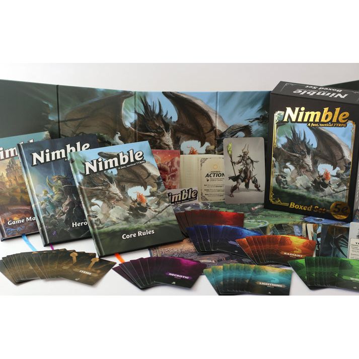 NIMBLE BOX SET A FAST TACTICAL TTRPG