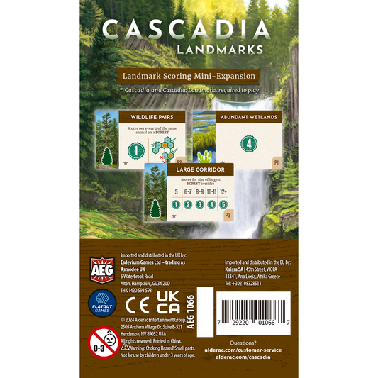 CASCADIA: LANDMARKS MINI EXPANSION KICKSTARTER PROMO